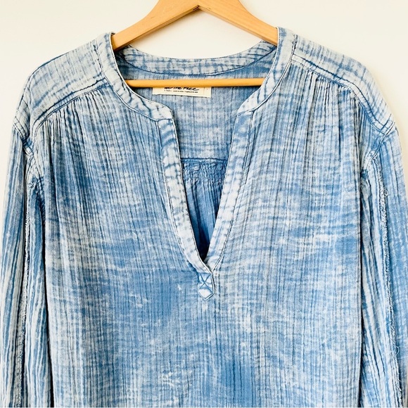 SOLD Free People Anguilla Washed Pullover, Sz X-SMALL - Picture 7 of 14